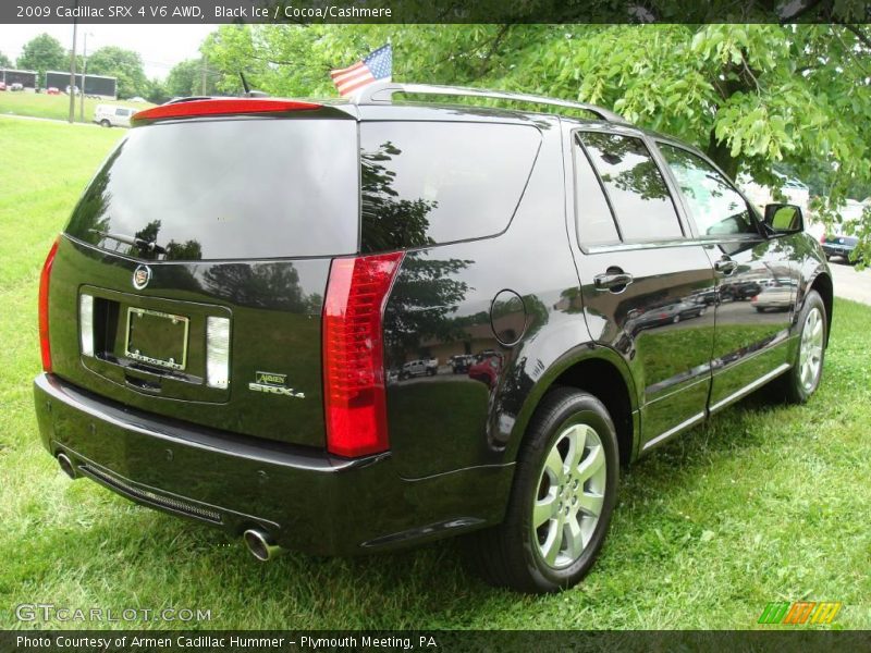 Black Ice / Cocoa/Cashmere 2009 Cadillac SRX 4 V6 AWD