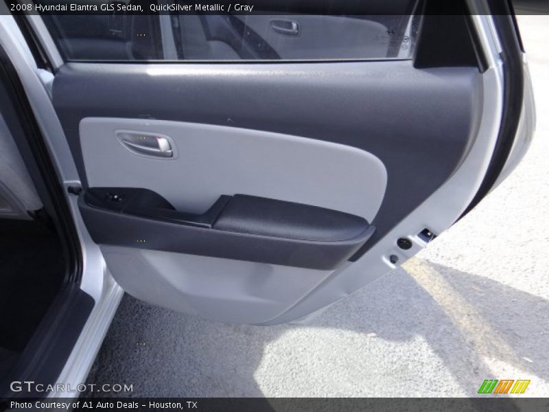 QuickSilver Metallic / Gray 2008 Hyundai Elantra GLS Sedan