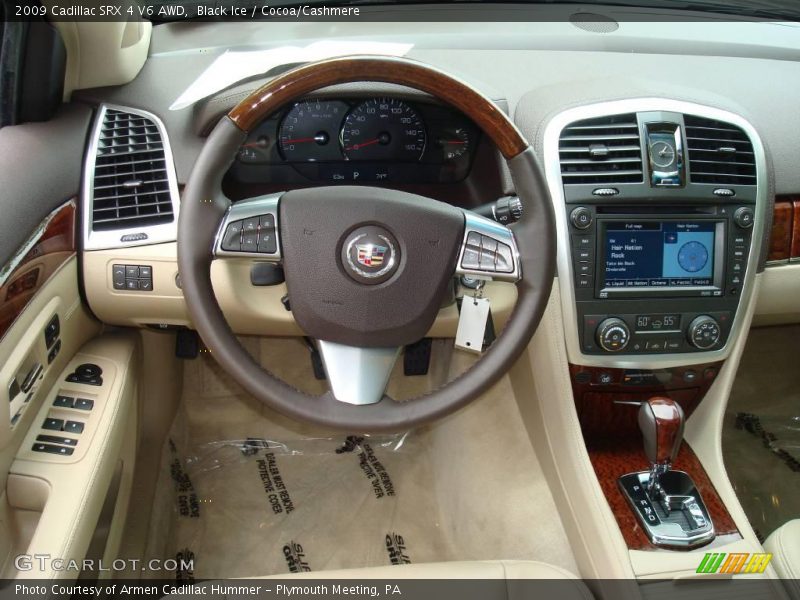 Black Ice / Cocoa/Cashmere 2009 Cadillac SRX 4 V6 AWD