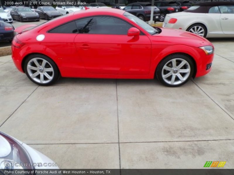 Brilliant Red / Black 2008 Audi TT 2.0T Coupe