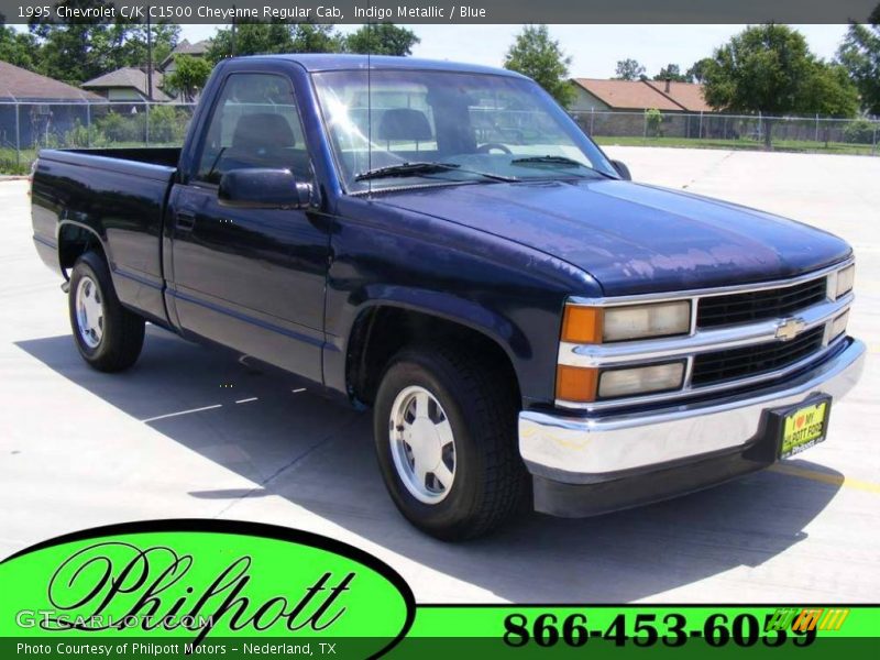 Indigo Metallic / Blue 1995 Chevrolet C/K C1500 Cheyenne Regular Cab
