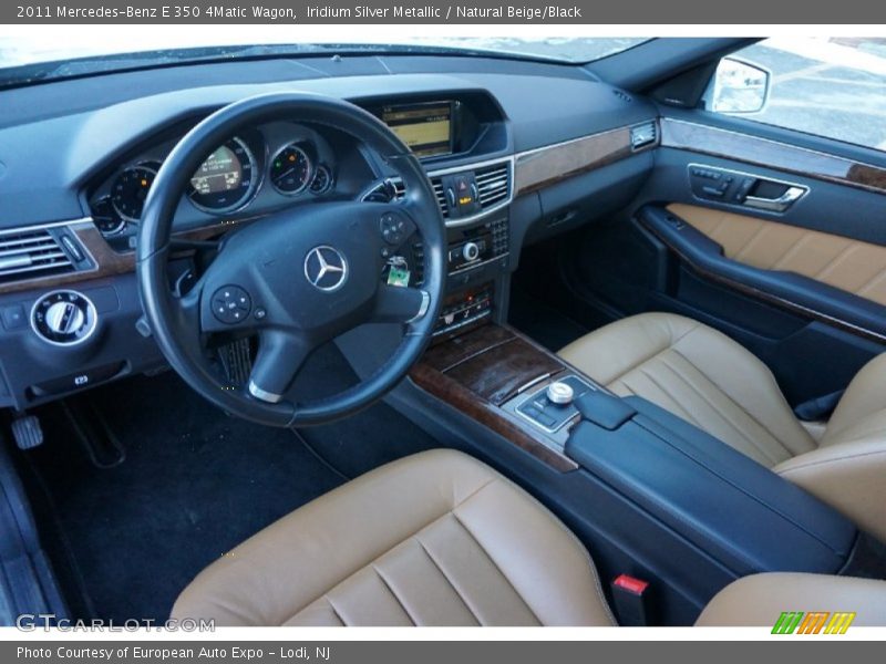 Natural Beige/Black Interior - 2011 E 350 4Matic Wagon 