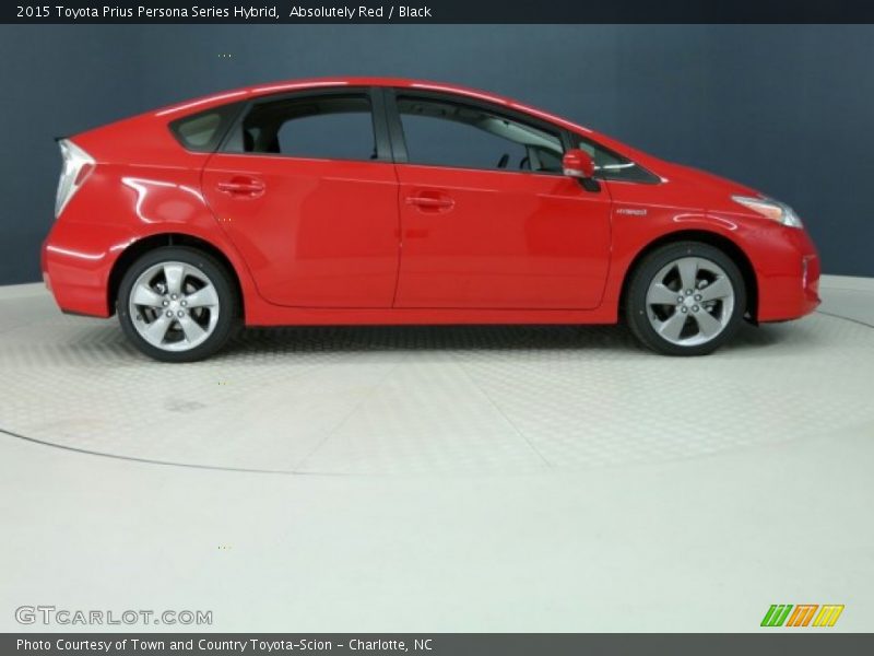 Absolutely Red / Black 2015 Toyota Prius Persona Series Hybrid