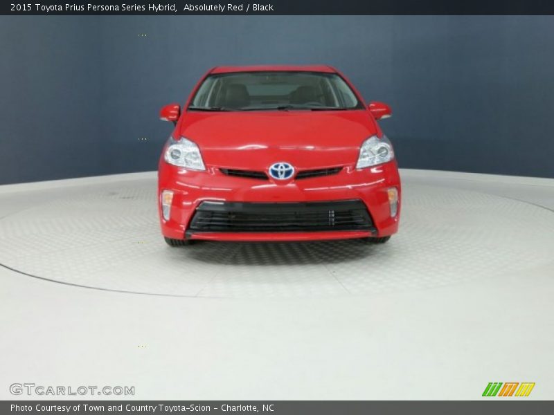 Absolutely Red / Black 2015 Toyota Prius Persona Series Hybrid