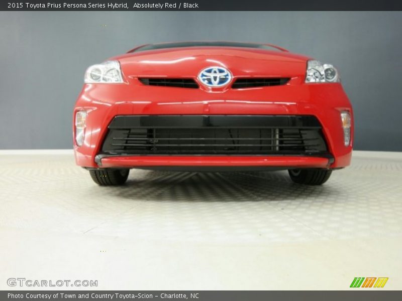 Absolutely Red / Black 2015 Toyota Prius Persona Series Hybrid