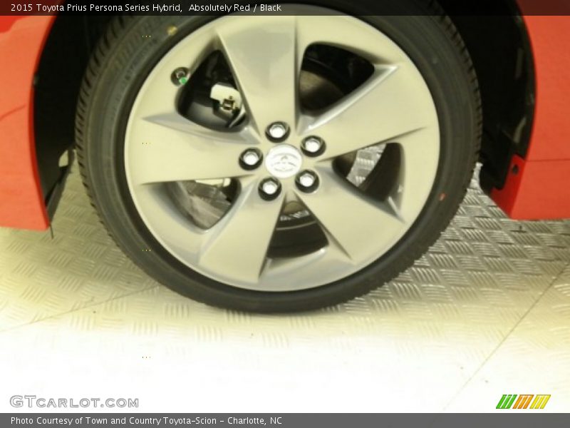 Absolutely Red / Black 2015 Toyota Prius Persona Series Hybrid