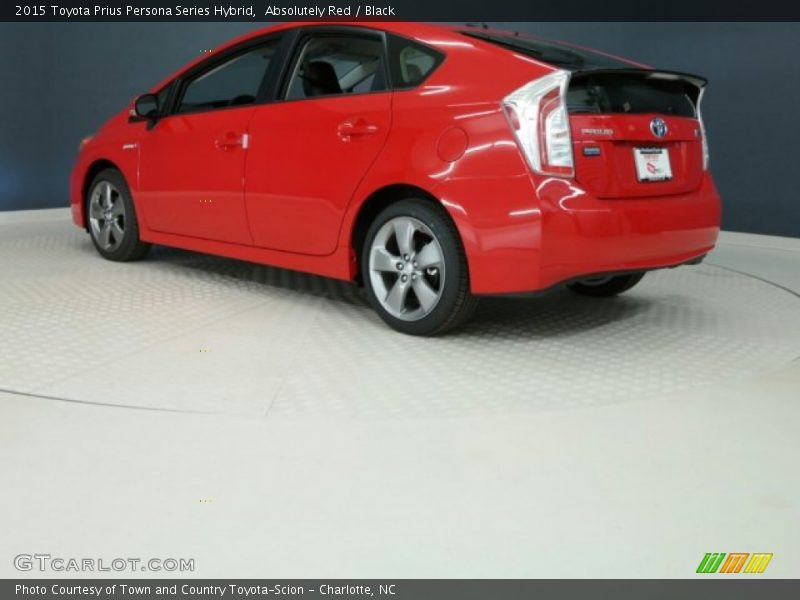 Absolutely Red / Black 2015 Toyota Prius Persona Series Hybrid
