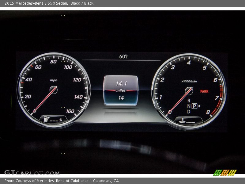 Black / Black 2015 Mercedes-Benz S 550 Sedan