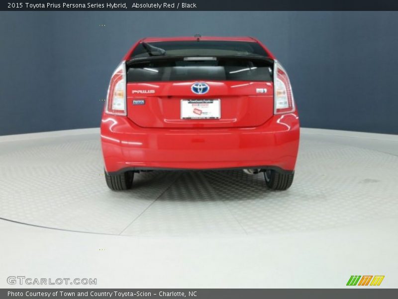 Absolutely Red / Black 2015 Toyota Prius Persona Series Hybrid