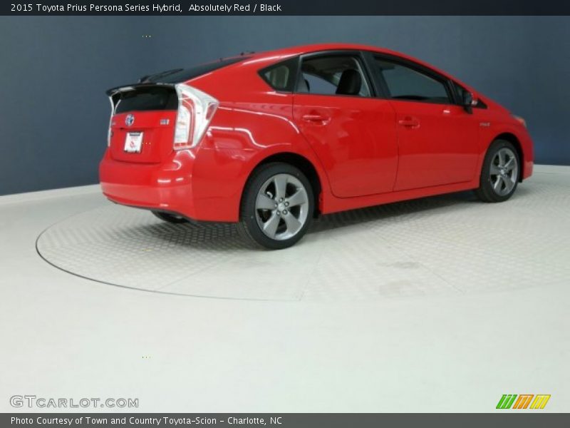 Absolutely Red / Black 2015 Toyota Prius Persona Series Hybrid