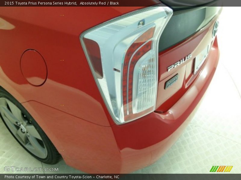 Absolutely Red / Black 2015 Toyota Prius Persona Series Hybrid