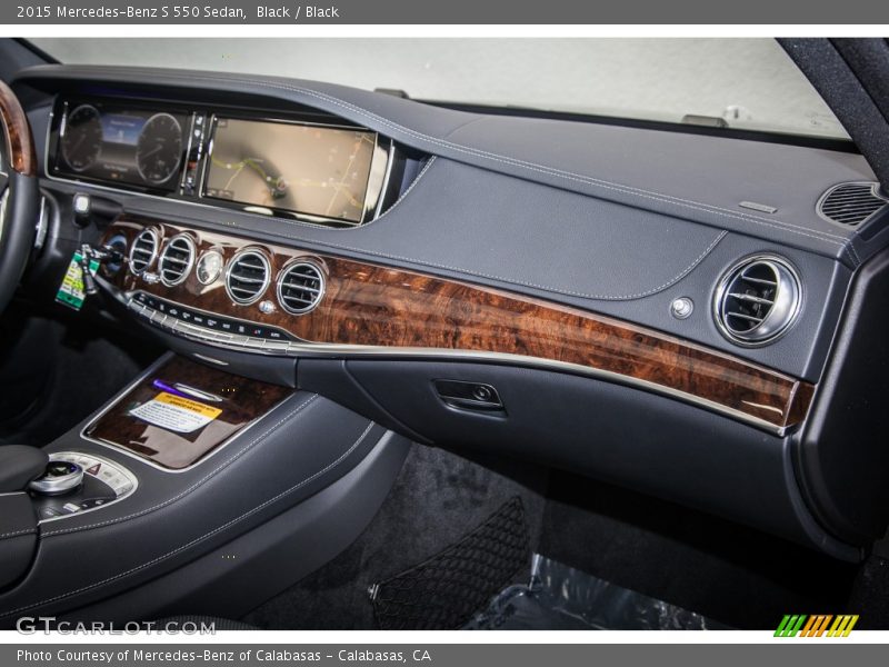 Black / Black 2015 Mercedes-Benz S 550 Sedan