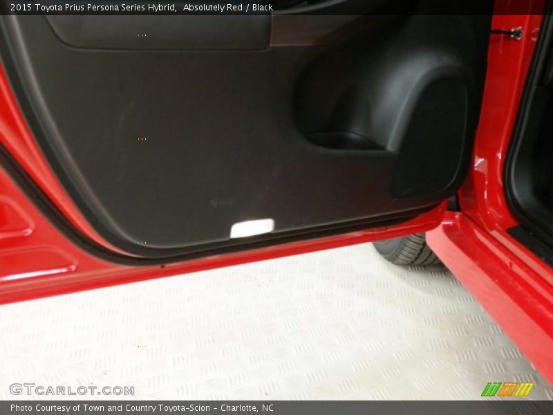 Absolutely Red / Black 2015 Toyota Prius Persona Series Hybrid