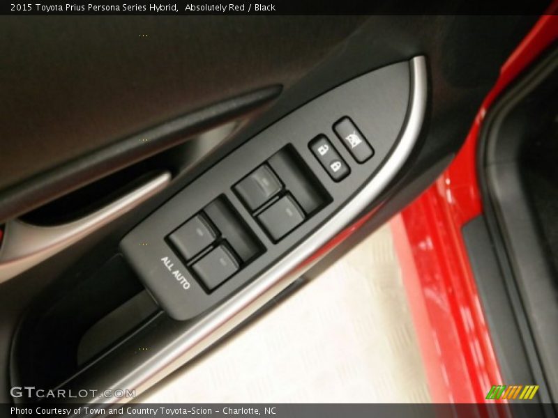 Absolutely Red / Black 2015 Toyota Prius Persona Series Hybrid