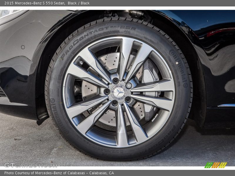 Black / Black 2015 Mercedes-Benz S 550 Sedan
