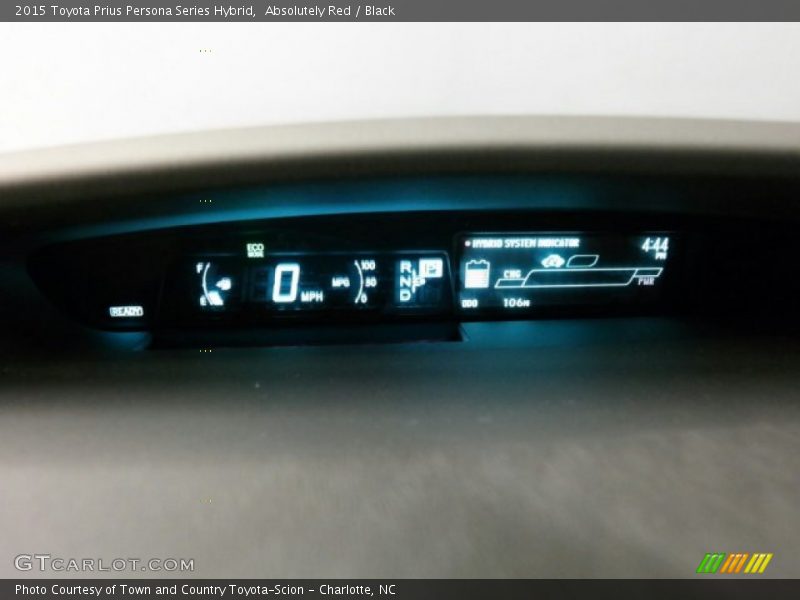 Absolutely Red / Black 2015 Toyota Prius Persona Series Hybrid