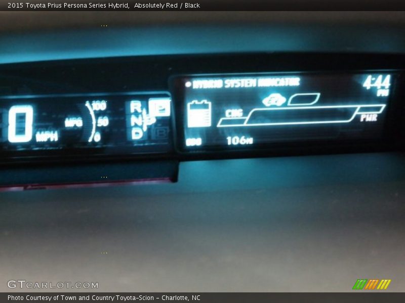 Absolutely Red / Black 2015 Toyota Prius Persona Series Hybrid