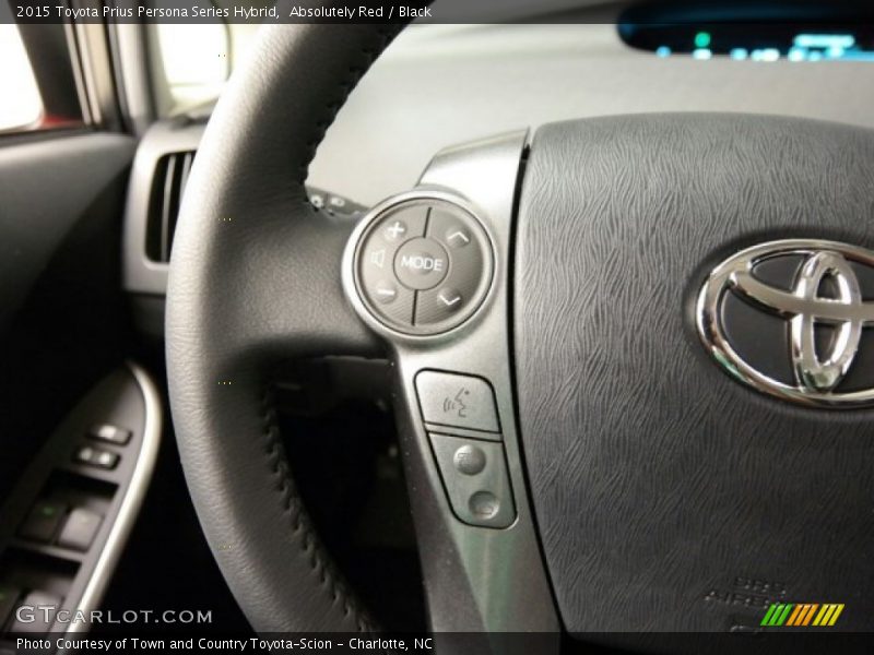 Controls of 2015 Prius Persona Series Hybrid