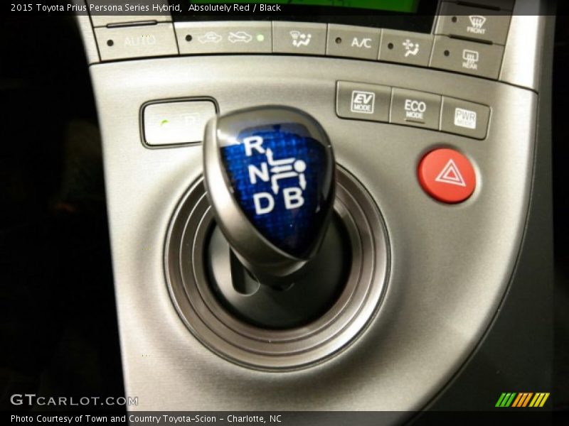 Absolutely Red / Black 2015 Toyota Prius Persona Series Hybrid