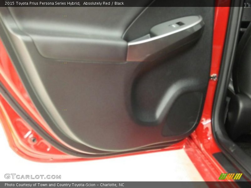 Absolutely Red / Black 2015 Toyota Prius Persona Series Hybrid