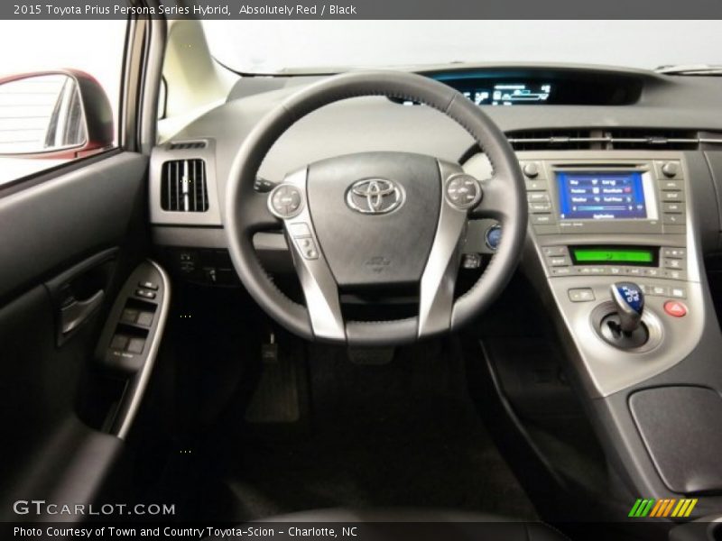 Absolutely Red / Black 2015 Toyota Prius Persona Series Hybrid