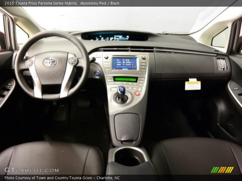 Dashboard of 2015 Prius Persona Series Hybrid