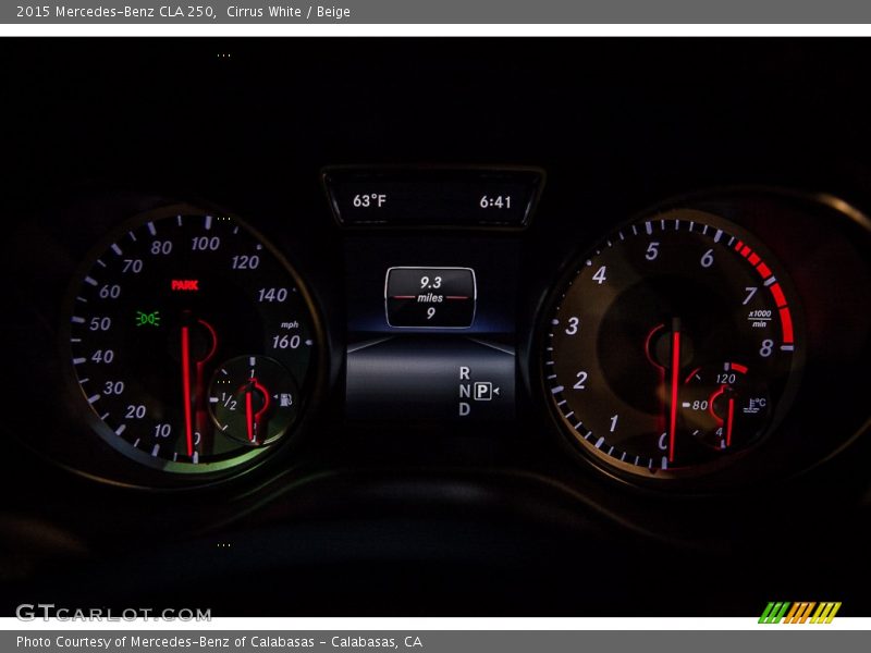 Cirrus White / Beige 2015 Mercedes-Benz CLA 250