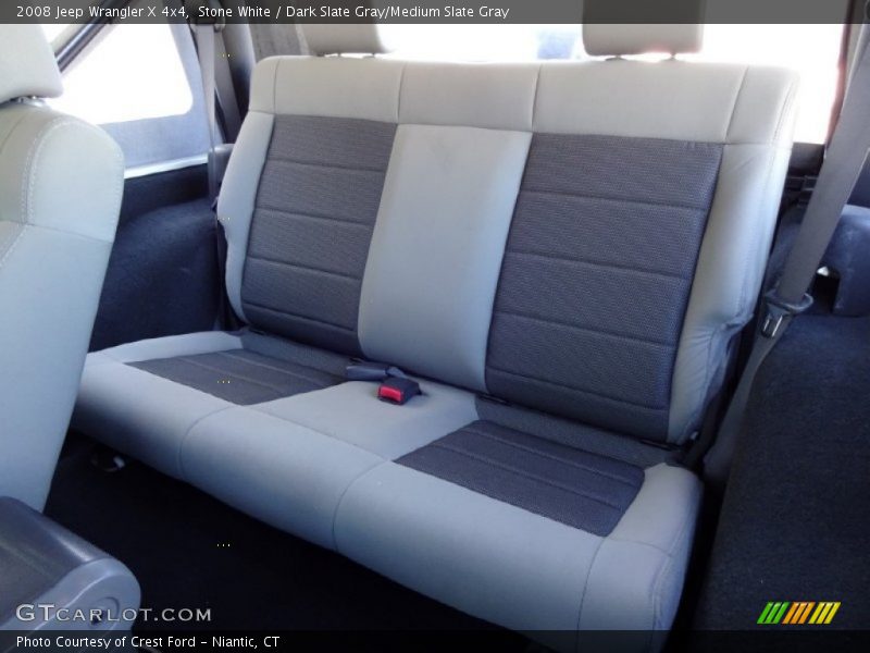 Stone White / Dark Slate Gray/Medium Slate Gray 2008 Jeep Wrangler X 4x4