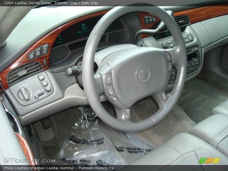 Thunder Gray / Dark Gray 2004 Cadillac DeVille Sedan