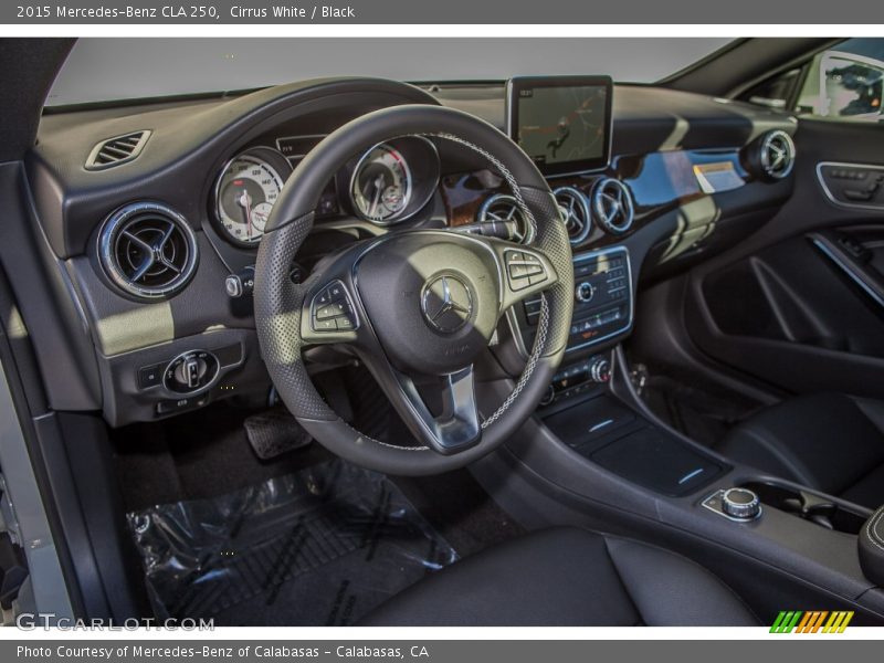 Cirrus White / Black 2015 Mercedes-Benz CLA 250