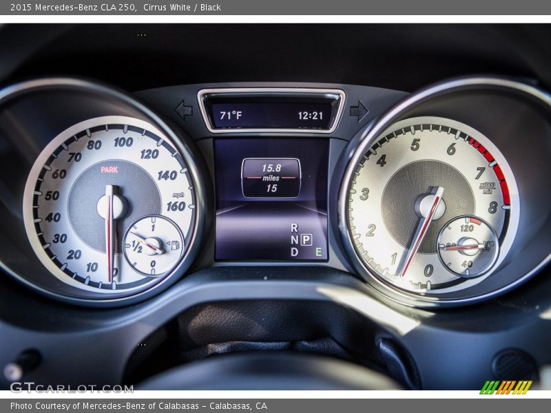 Cirrus White / Black 2015 Mercedes-Benz CLA 250