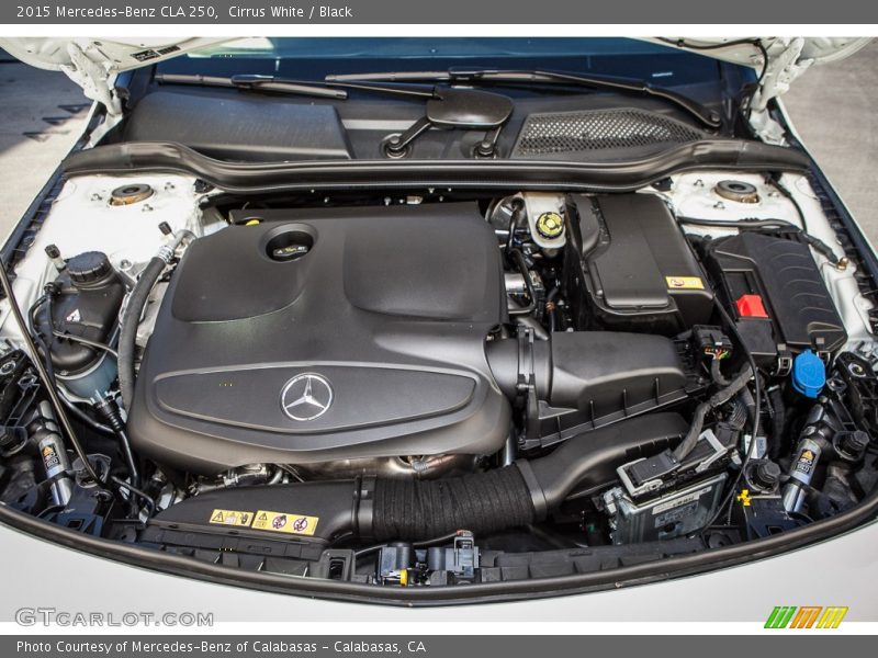 Cirrus White / Black 2015 Mercedes-Benz CLA 250