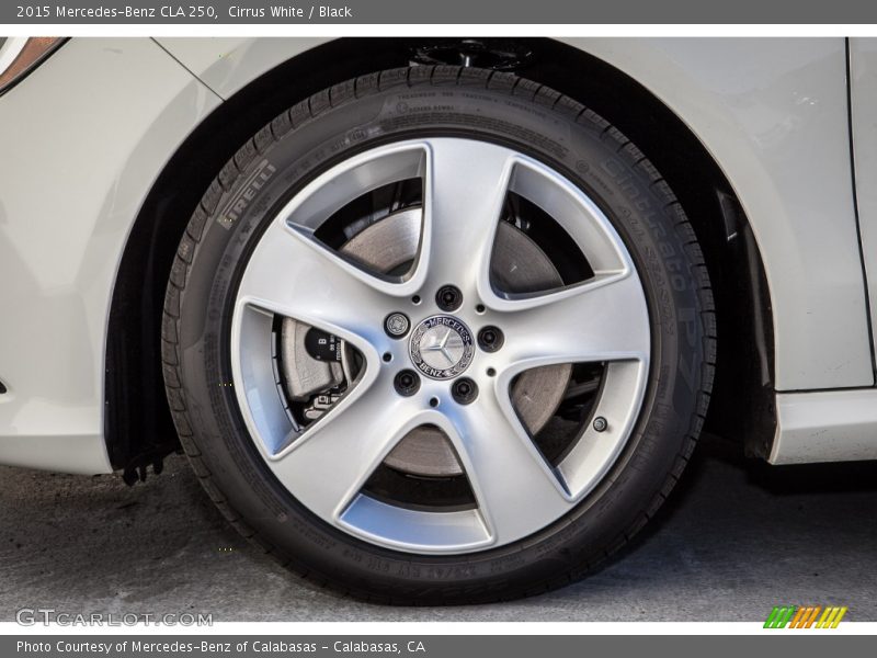 Cirrus White / Black 2015 Mercedes-Benz CLA 250