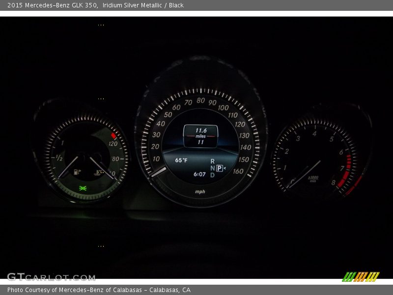 Iridium Silver Metallic / Black 2015 Mercedes-Benz GLK 350