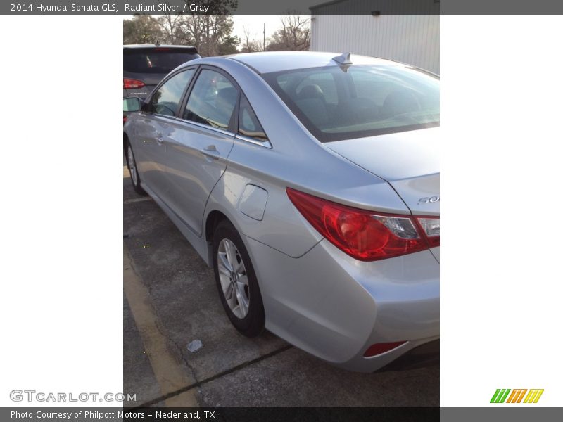 Radiant Silver / Gray 2014 Hyundai Sonata GLS