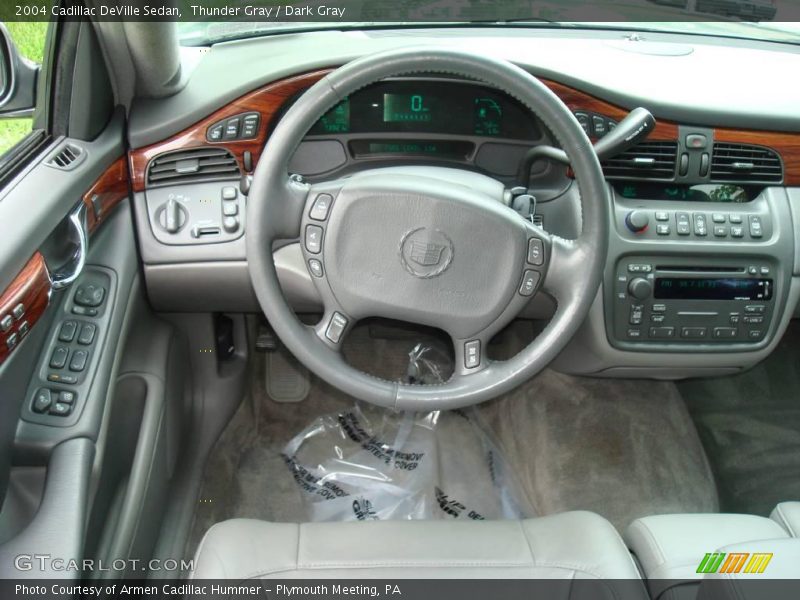 Thunder Gray / Dark Gray 2004 Cadillac DeVille Sedan