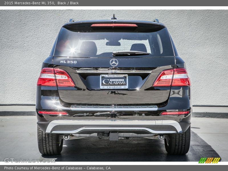 Black / Black 2015 Mercedes-Benz ML 350