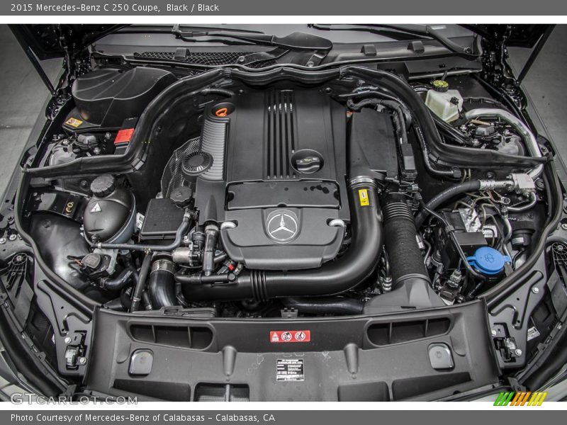 Black / Black 2015 Mercedes-Benz C 250 Coupe
