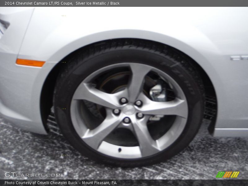 Silver Ice Metallic / Black 2014 Chevrolet Camaro LT/RS Coupe
