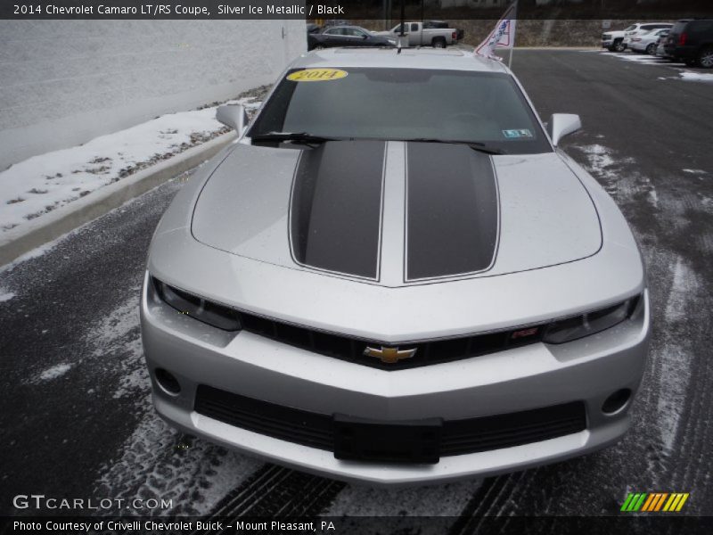 Silver Ice Metallic / Black 2014 Chevrolet Camaro LT/RS Coupe