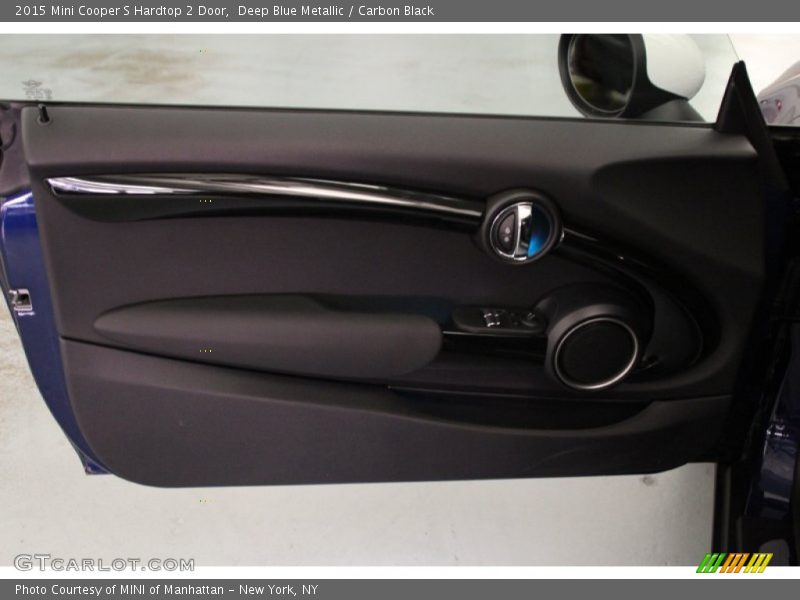 Deep Blue Metallic / Carbon Black 2015 Mini Cooper S Hardtop 2 Door