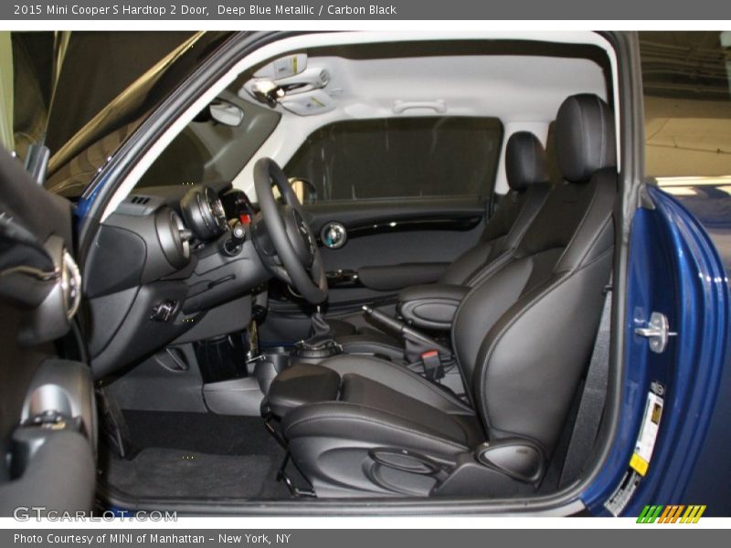 Deep Blue Metallic / Carbon Black 2015 Mini Cooper S Hardtop 2 Door