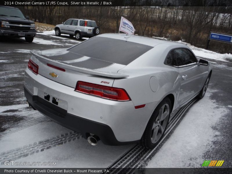 Silver Ice Metallic / Black 2014 Chevrolet Camaro LT/RS Coupe