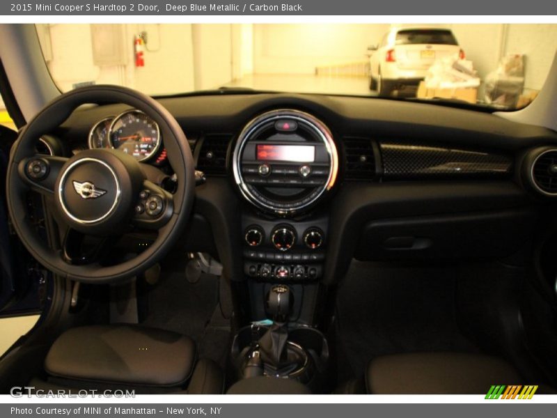 Deep Blue Metallic / Carbon Black 2015 Mini Cooper S Hardtop 2 Door