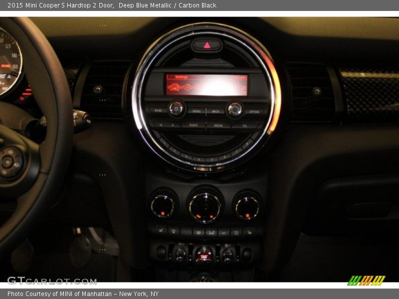 Deep Blue Metallic / Carbon Black 2015 Mini Cooper S Hardtop 2 Door