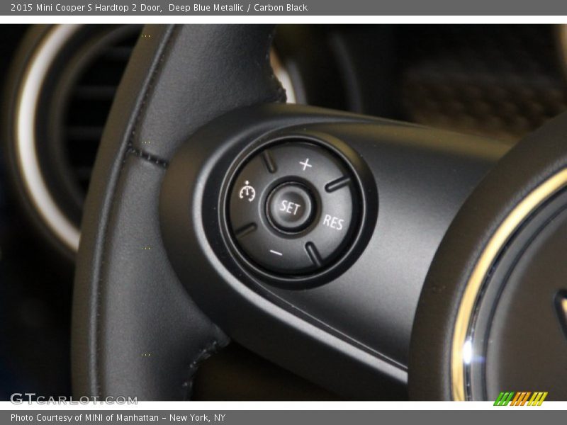 Deep Blue Metallic / Carbon Black 2015 Mini Cooper S Hardtop 2 Door