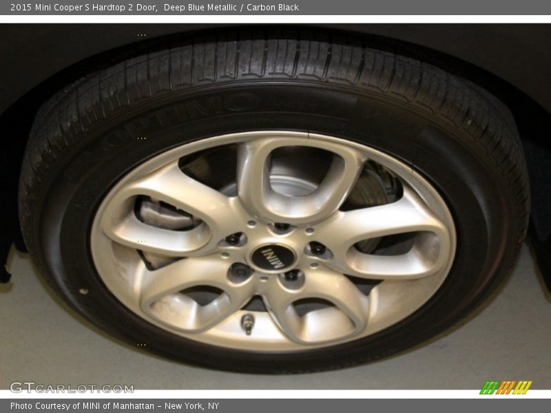 Deep Blue Metallic / Carbon Black 2015 Mini Cooper S Hardtop 2 Door