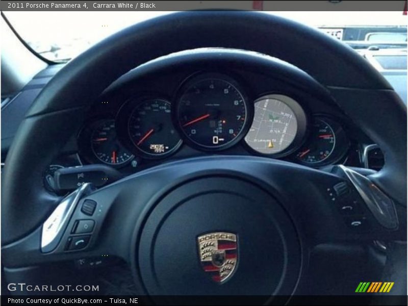 Carrara White / Black 2011 Porsche Panamera 4