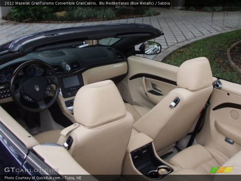  2012 GranTurismo Convertible GranCabrio Sabbia Interior