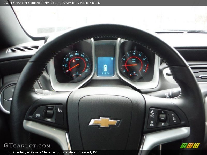 Silver Ice Metallic / Black 2014 Chevrolet Camaro LT/RS Coupe